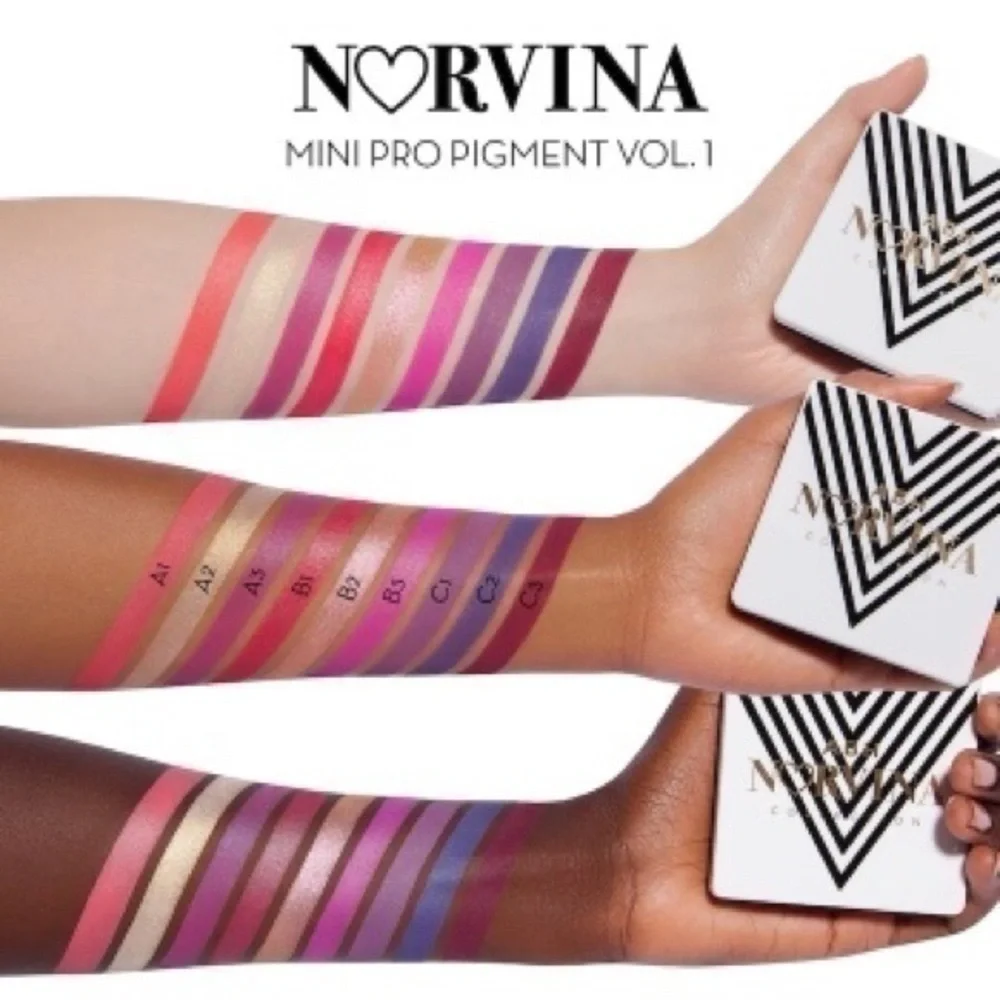 Anastasia Norvina MiniPro Pigment Palette Volume 1 Vibrant Eyeshadow Palette